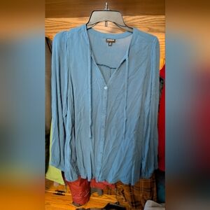 Torrid Teal Blouse